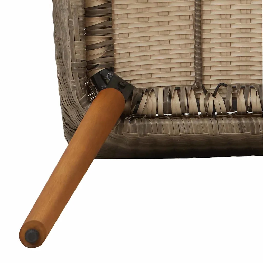 Sedia da Giardino 2 pz | Sedie da Esterno Nero 62,5 x 55 x 82 cm polyrattan