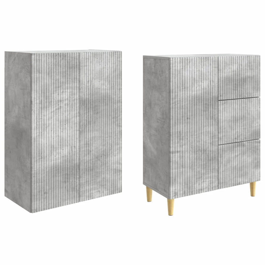 Set di armadi 2 pcs 66 x 34,5 x 90 cm Legno ingegnerizzato