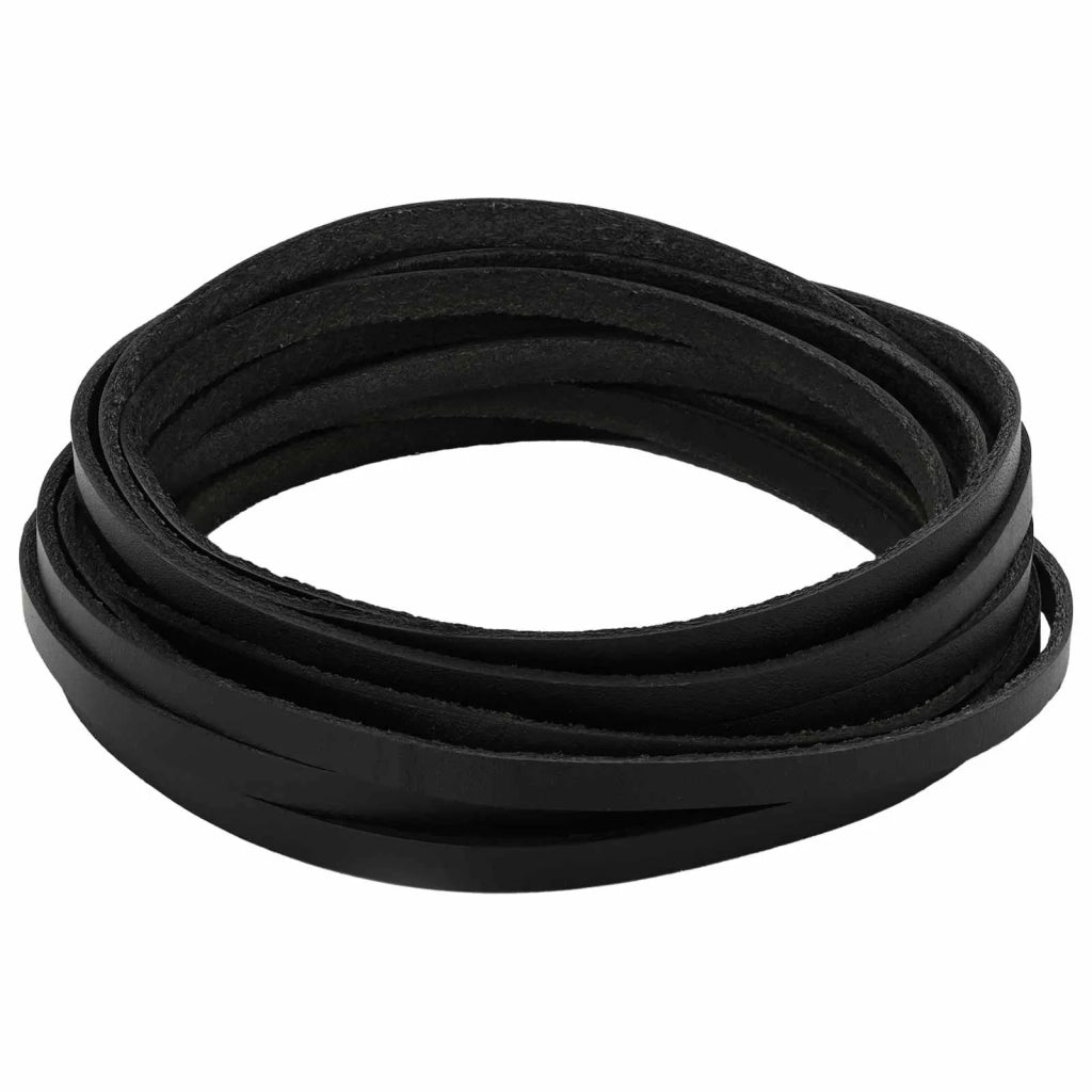 Cinturino in pelle Nero 200 x 0,8 cm Pelle 42034139