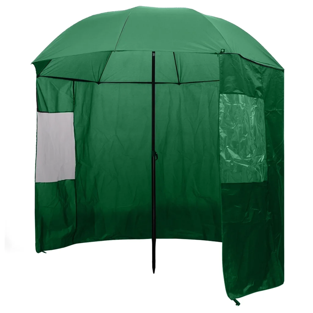 Ombrello da Pesca Verde 240x210 cm 91027