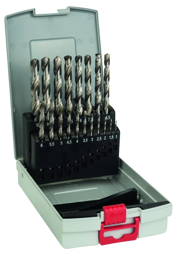 2608587013 - Set di punte per metallo in ProBox da 19 pz. HSS-G, DIN 338, 135 gradi 1-10 mm