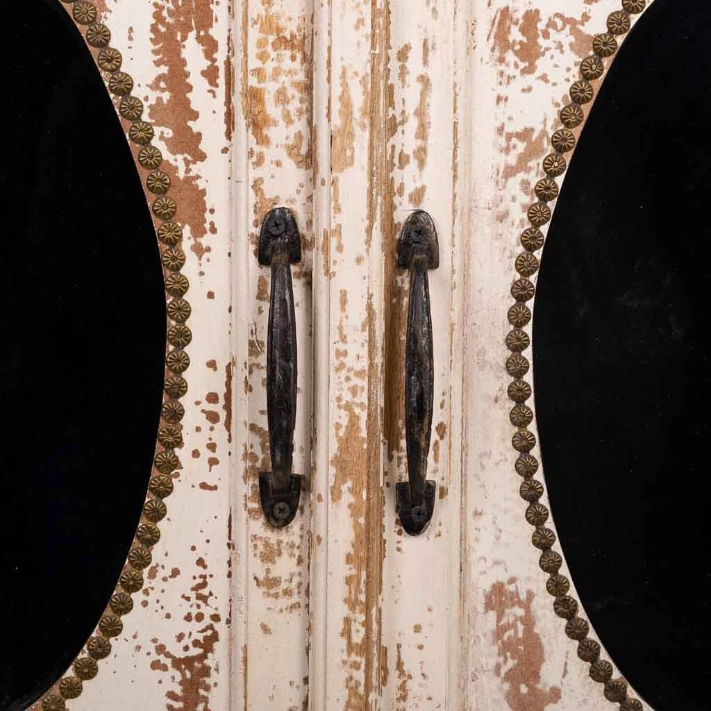 Vetrina in legno marrone 91x40x183h