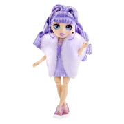 Bambola manichino di cristallo alto arcobaleno 27 cm - Viola
