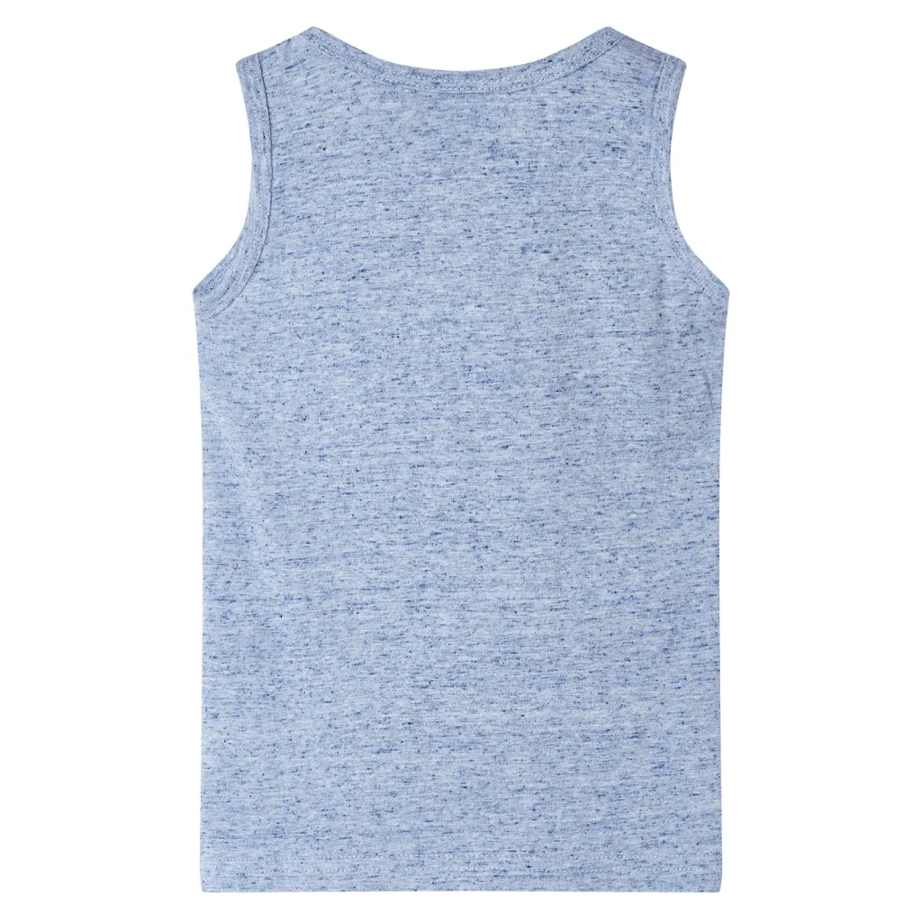 Canotta da Bambino Blu MÃ©lange 128cod mxl 85619
