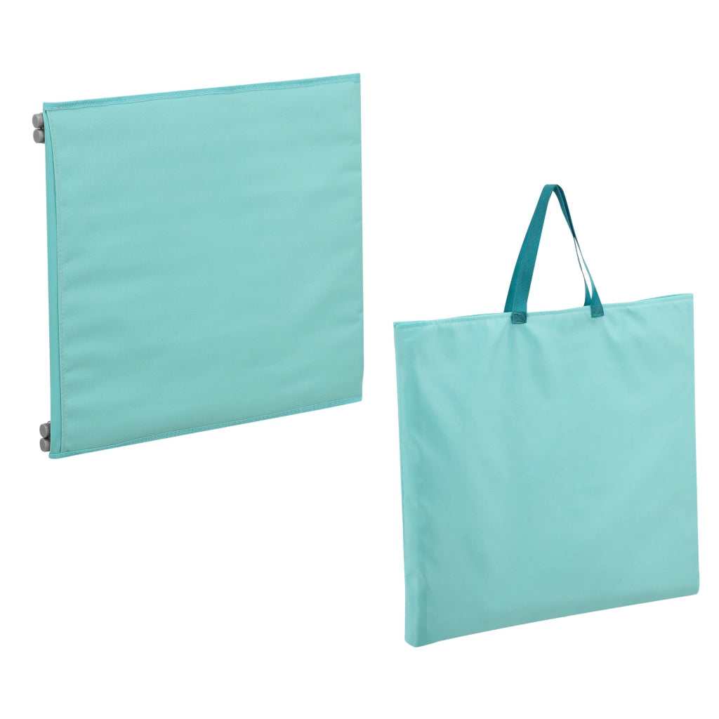 Set Donostia di 2 Materassini Prendisole da Spiaggia con Borsa di Trasporto - Turchese [en.casa]