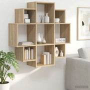 Scaffale da parete Rovere Sonoma 90 x 25 x 90 cm 8012174