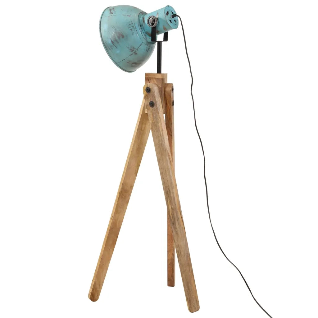 Lampada da Terra 25 W Blu Anticato 45x45x120 cm E27 CFW9060594