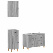 Set di armadietti da bagno in 3 pezzi ALKMAAR Sonoma grigio 3417753