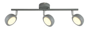 Plafoniera LED Candellux Mild barra 3 luci grigia 54 cm