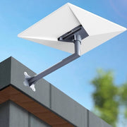Supporto per Satellite Robusto e Duraturo - Altezza Regolabile - Sostegno per Antenna - Struttura in Acciaio di Alta Qualità - Sicuro - Sostegno per Antenna fino a 500 libbre - Antenna