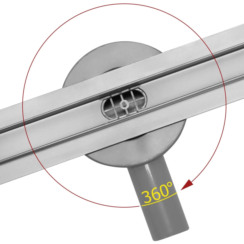 Canalina Di Scarico Rea Neo Slim Pro Nickel Brush Inox 90