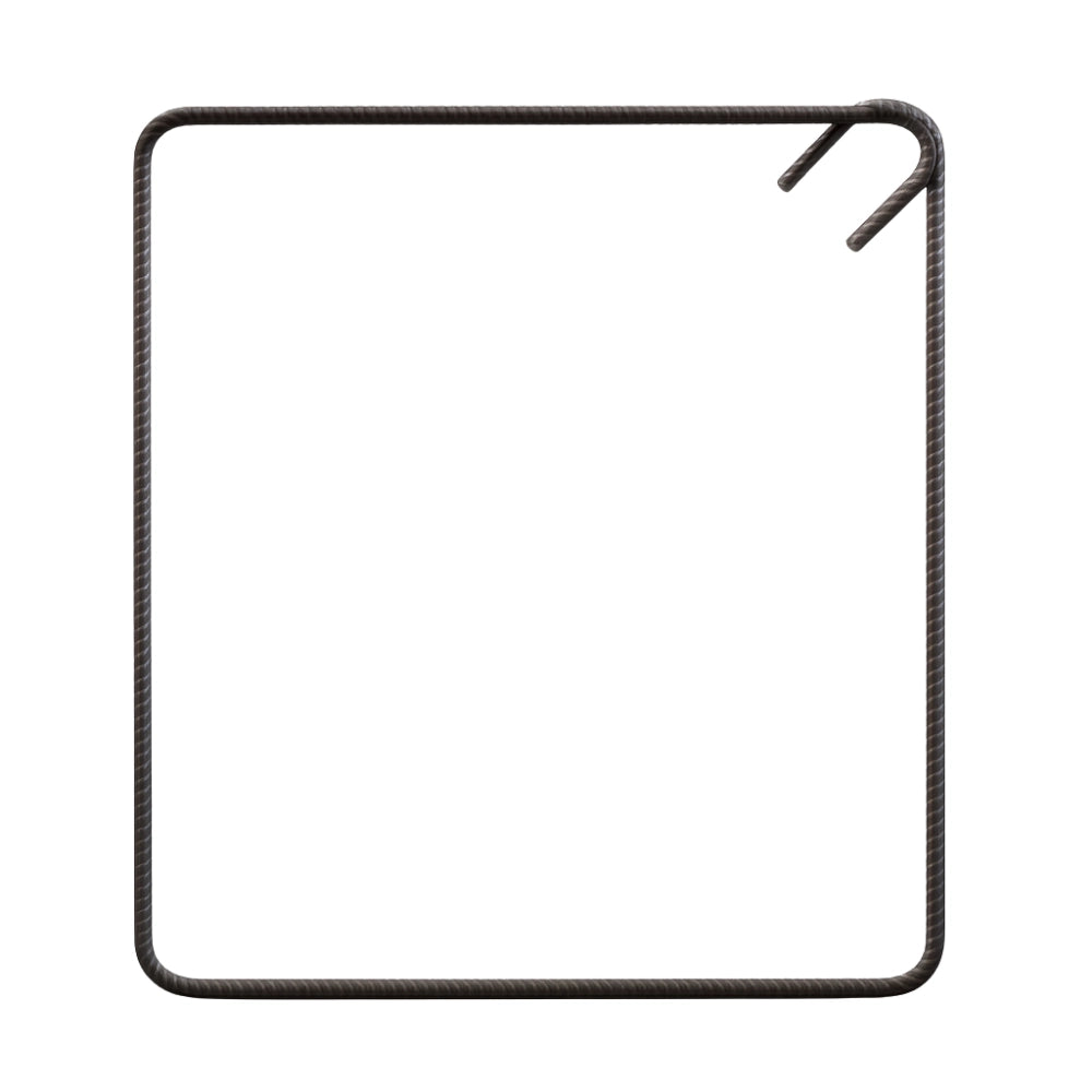 Staffe antisismiche armatura ferro 50x50 cm strutture cemento formati multipli *** pezzi 100, confezione 1