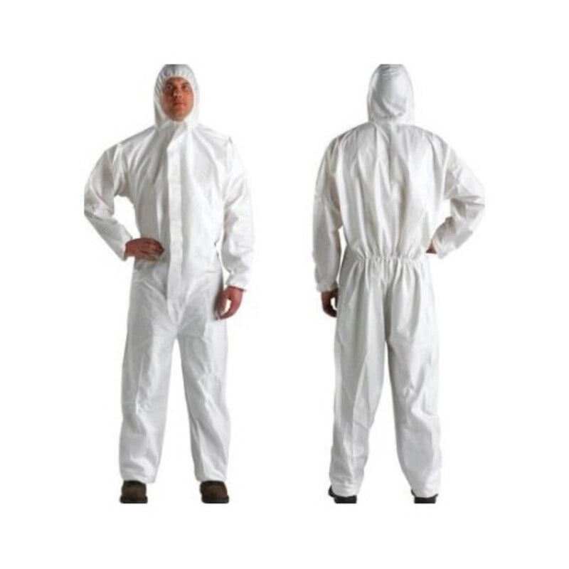 TUTA MONOUSO DPI CAT.III TIPO 5/6 CE-0624 TG.XXL BIANCO- 1,0 pz