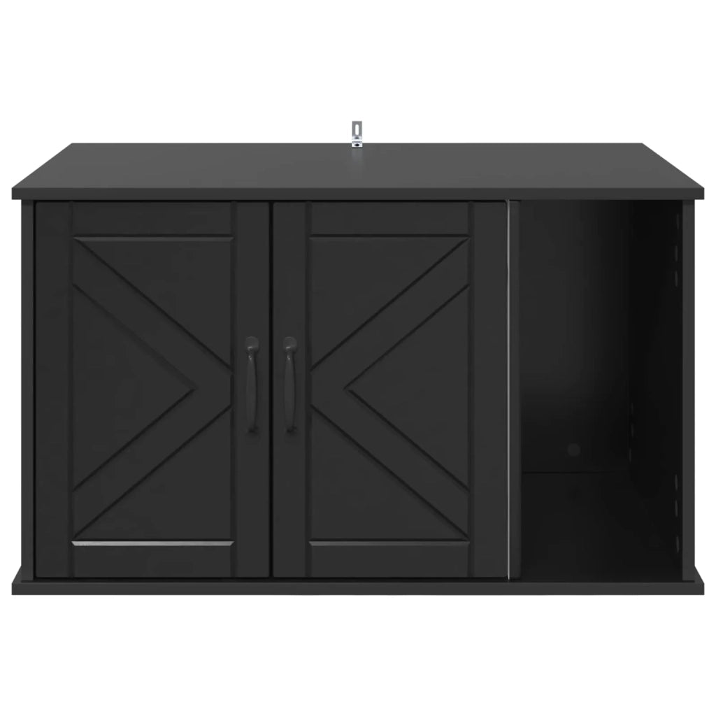 Casa per Gatti Nero 85 x 55 x 50 cm Legno multistrato