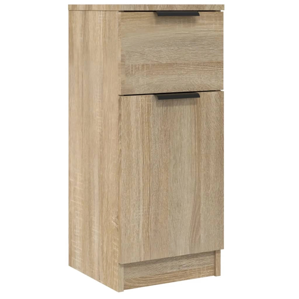 Buffet credenza cassettiera armadio mobile contenitore organizer cucina soggiorno rovere Sonoma 30 x 30 x 70 cm legno ingegnerizzato marrone 02_0031498