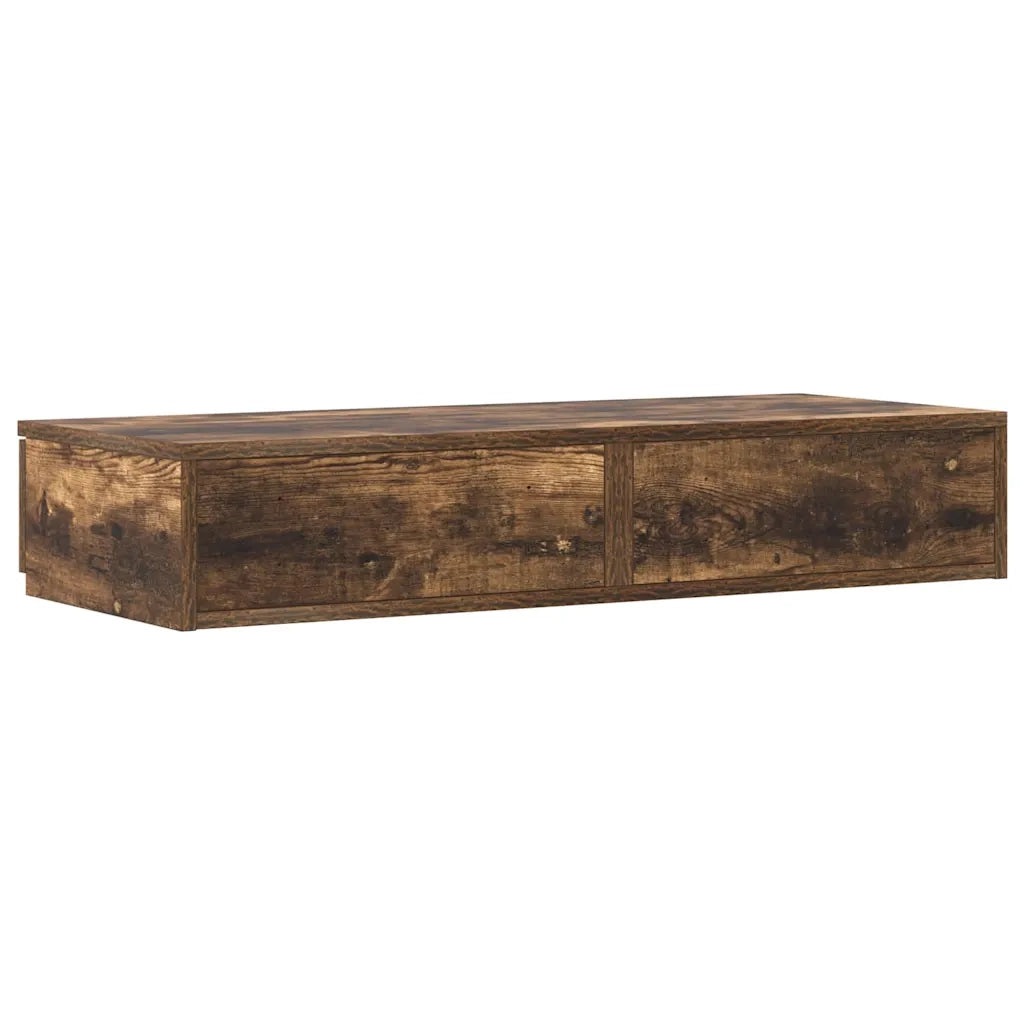 Cassetti per letto con cassetto Rovere fumé 75 x 36,5 x 16,5 cm 866967