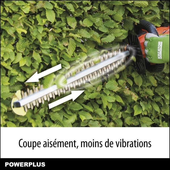 Dimensione a doppia altezza di potenza Powdpg75320 Batteria - 20 V, batteria e caricabatterie inclusi, lama da 580 mm, deviazione da 18 mm