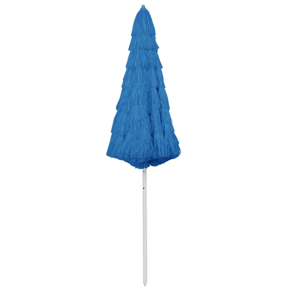 Ombrellone da spiaggia hawaiano 300 cm blu 02_0008390