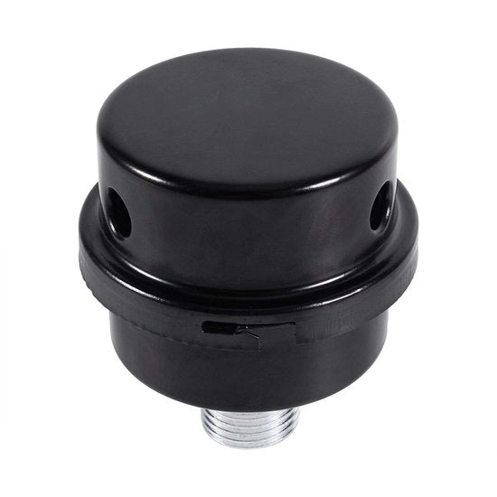 Connettore a vite 1/2" - Filtro d'aria - Silenziatore d'aria metallico - Ingresso d'aria - 20 mm - Prodotto per produzione industriale