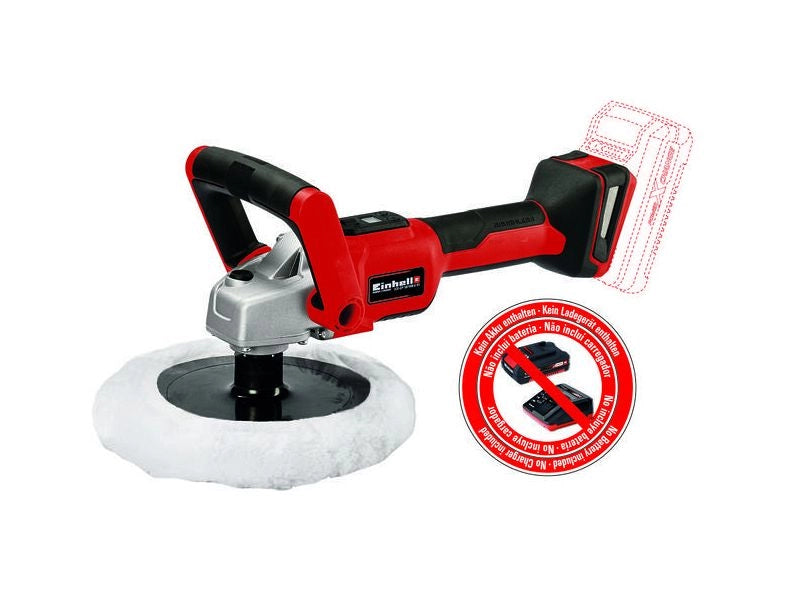 Lucidatrice levigatrice a batteria Einhell CE-CP 18/180 Li E-Solo 180 mm PXC