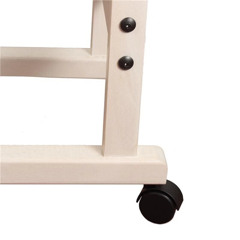 INDOSSATORE APPENDIABITI DA CAMERA PRATIC LEGNO DI FAGGIO BIANCO 44 X 25 X 98 H