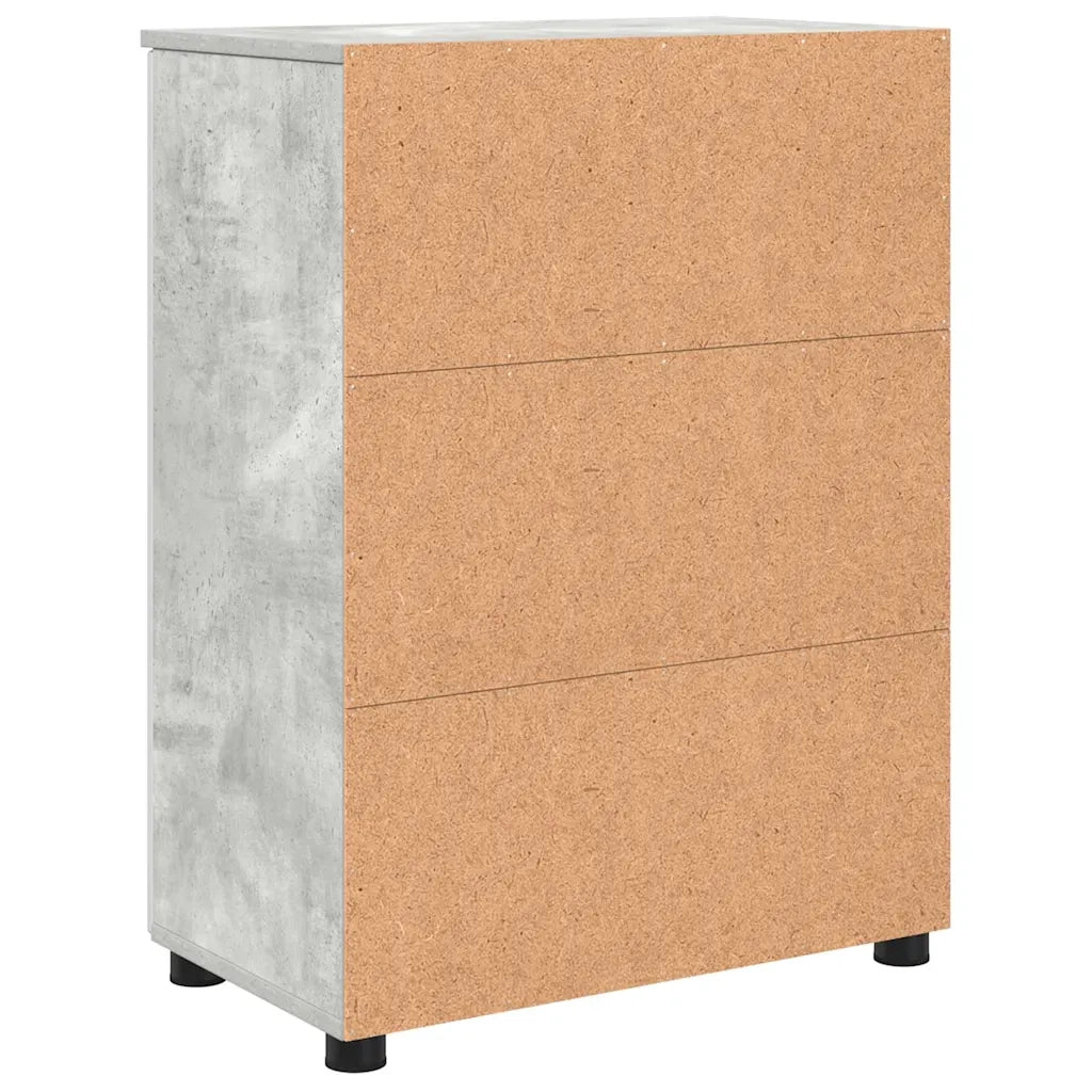 Mobile da Bagno Grigio cemento 60 x 35 x 80 cm
