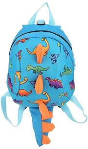 Zaino per Bambini - Telaio con Dinosauro - Borsa per Bambini - Borsa per Scuola - Nylon - Sicuro e Respirante - Grande Capacità - Cinturino Regolabile - Zaino per Bambini