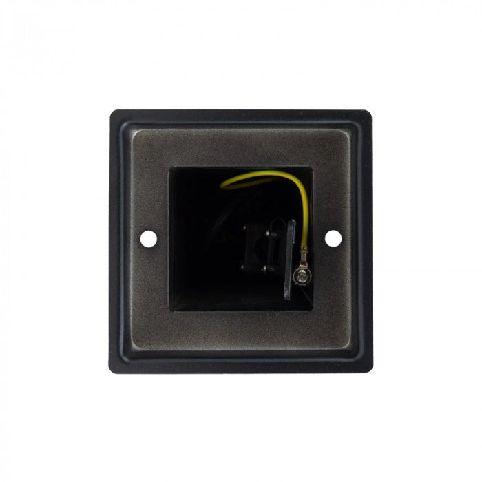 Colonnina presa giardino 2x230V IP44 nera Ecolight
