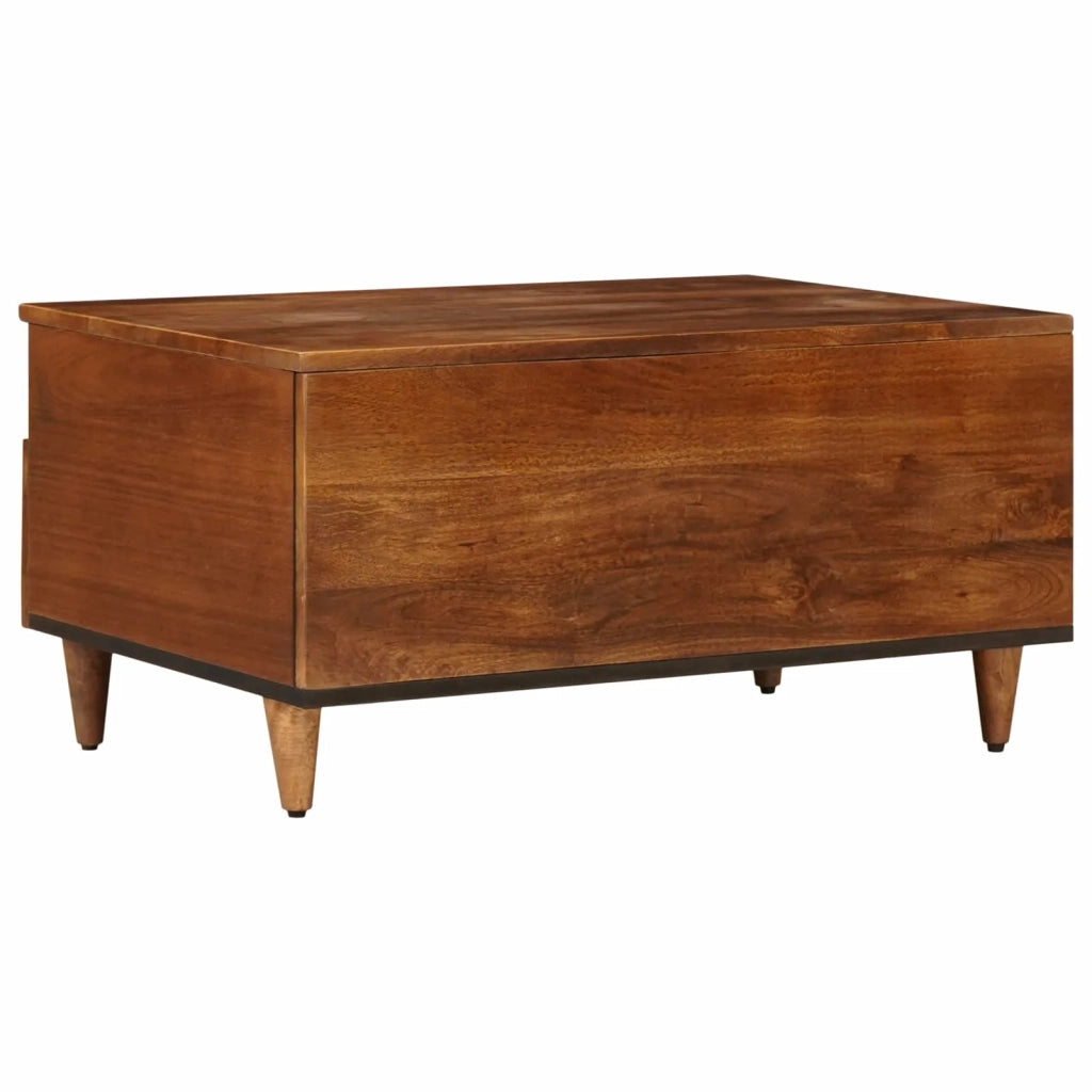 Mobile TV-Credenza per TV Noce 70 x 33 x 46 cm Legno di mango massello