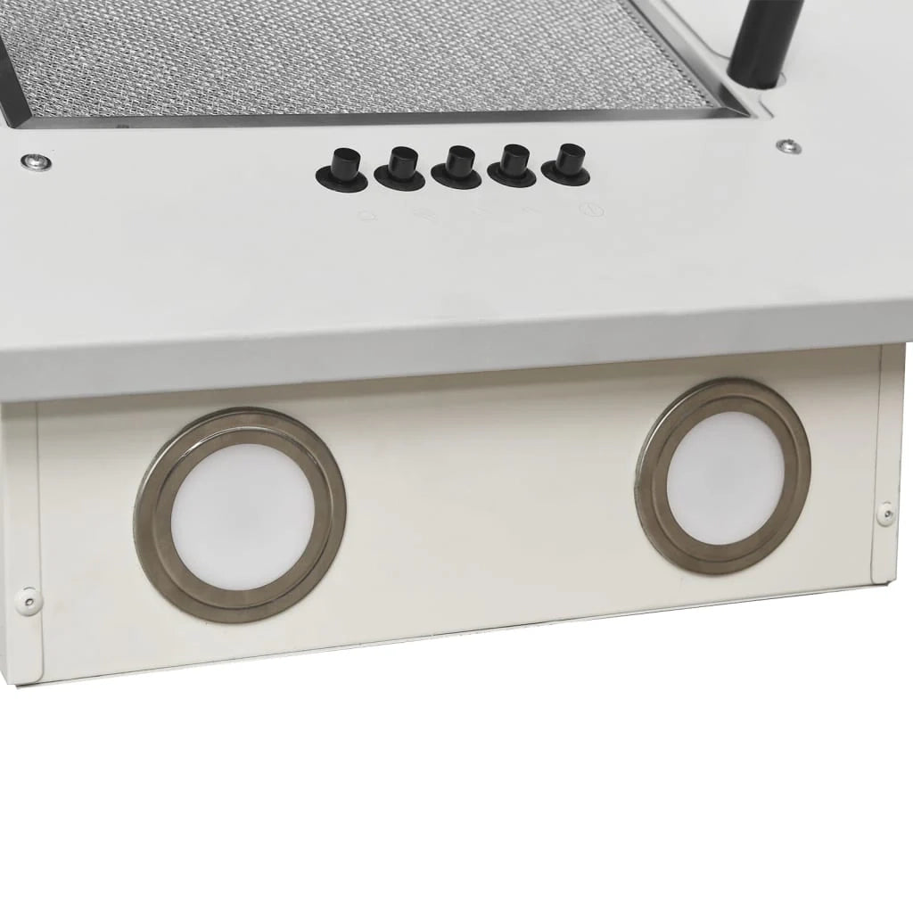 Cappa a parete da 60 cm in acciaio inox e vetro temperato bianco 02_0005870