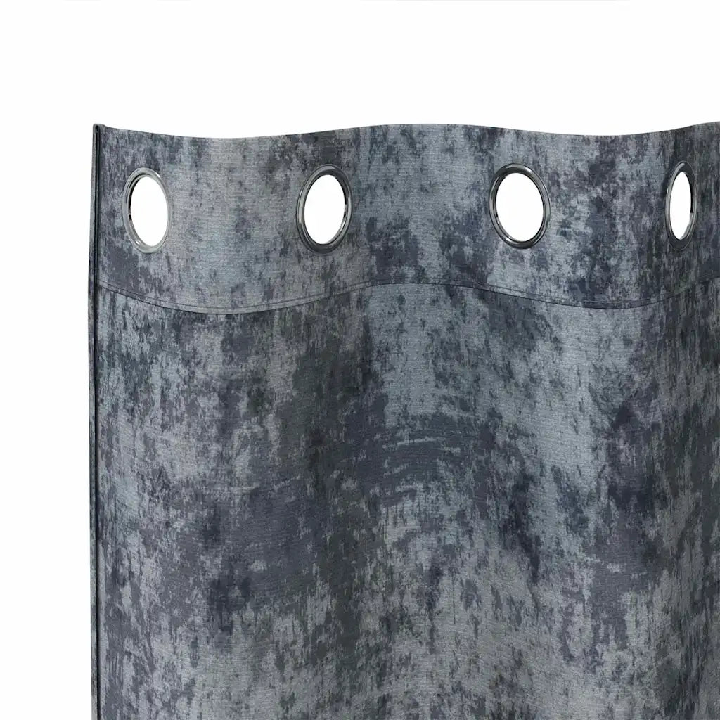 Tende in Velluto 2 pcs Grigio Argento 225 x 140 cm Velluto 4107650