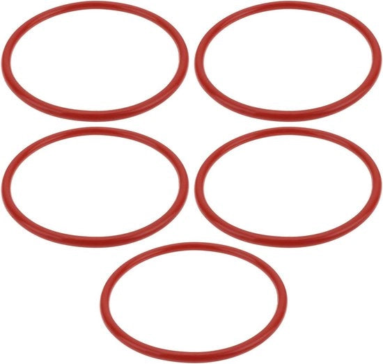 Rimedi di sostituzione per boe mini banco - 5 pezzi - rosso - poliuretano - 76x68x4mm