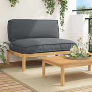 Set di divani con cuscino Antracite 120 x 92 x 69 cm