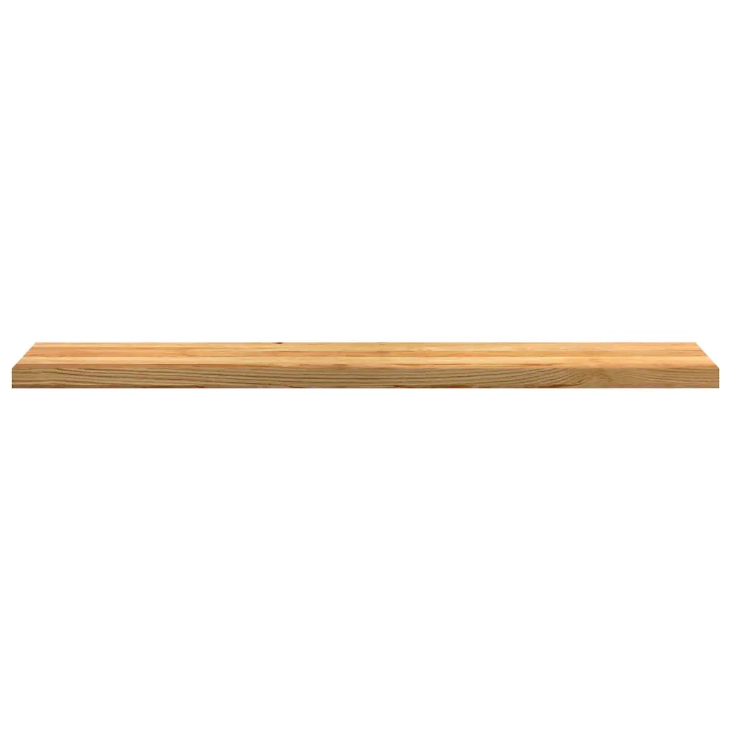 Davanzali 2 pz Marrone Chiaro 140x25x2cm Legno Massello Rovere