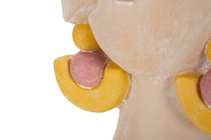 Vaso Elegant 24,5x26x20,5 cm in Poliresina Multicolor