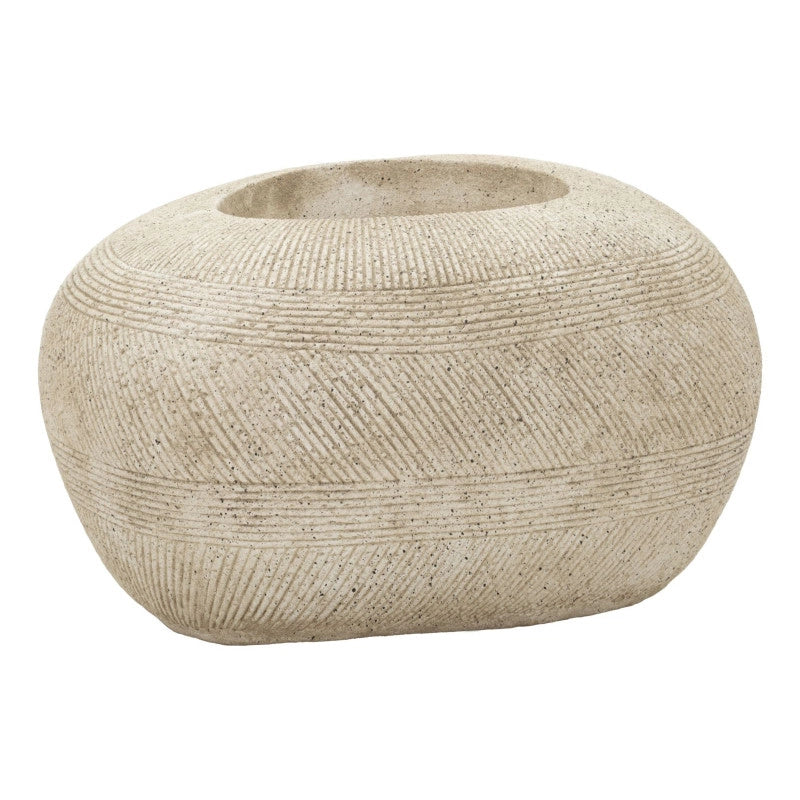 Porta Vaso Da Esterno Stone cm 78,5x56x33,5 (apertura cm ø 28)