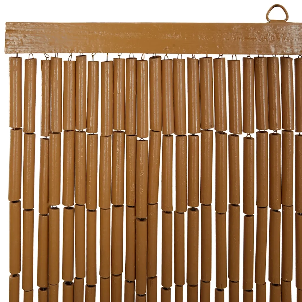 Tenda Antimosche per Porte Stampa Palma 100x200 cm Bambù 4017445
