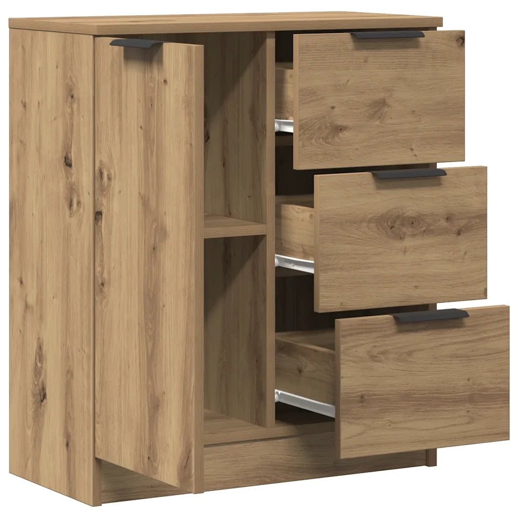 vidaXL Credenza Rovere Artigianale 60x30x70 cm in Legno Multistrato