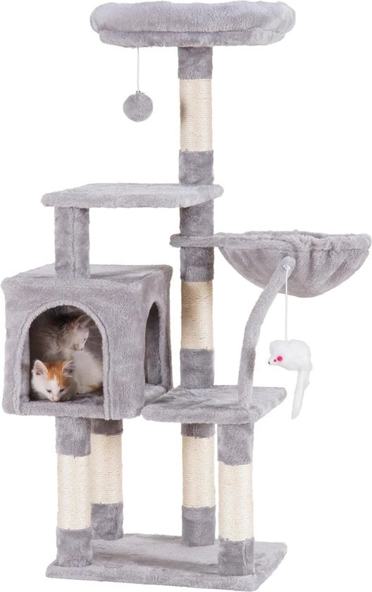 Albero per Gatti - Albero per Gatti con Rampino - Krabpaal per Gatti - Krabpaal per Gatti Grande - Albero per Gatti