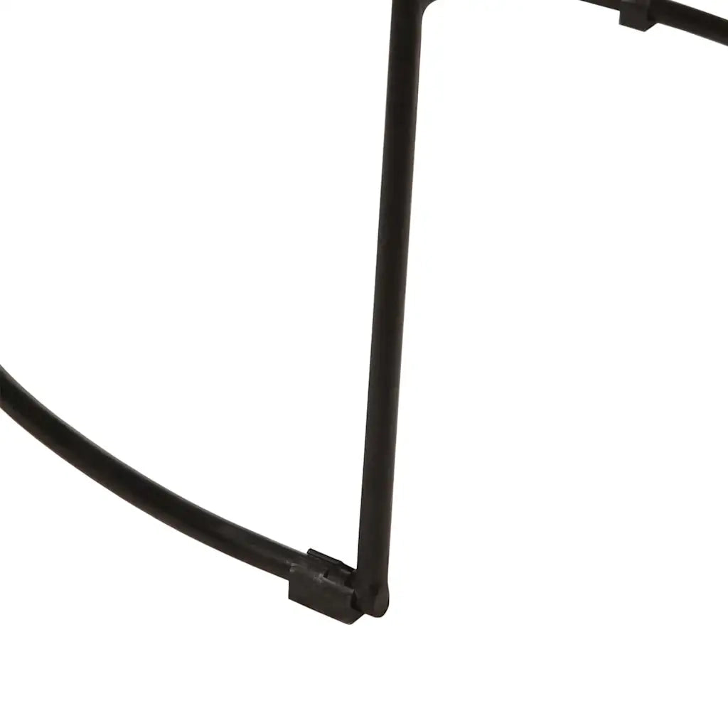 Sgabelli da Bar 2 pz Neri 49x43x79 cm Legno Massello di Mango 4013517
