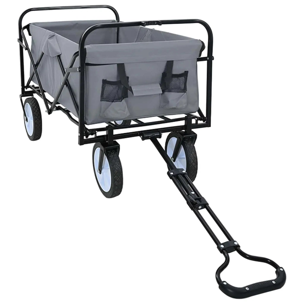 Carrello a Mano Pieghevole Grigio 94 x 53 x 99 cm CFW7514787