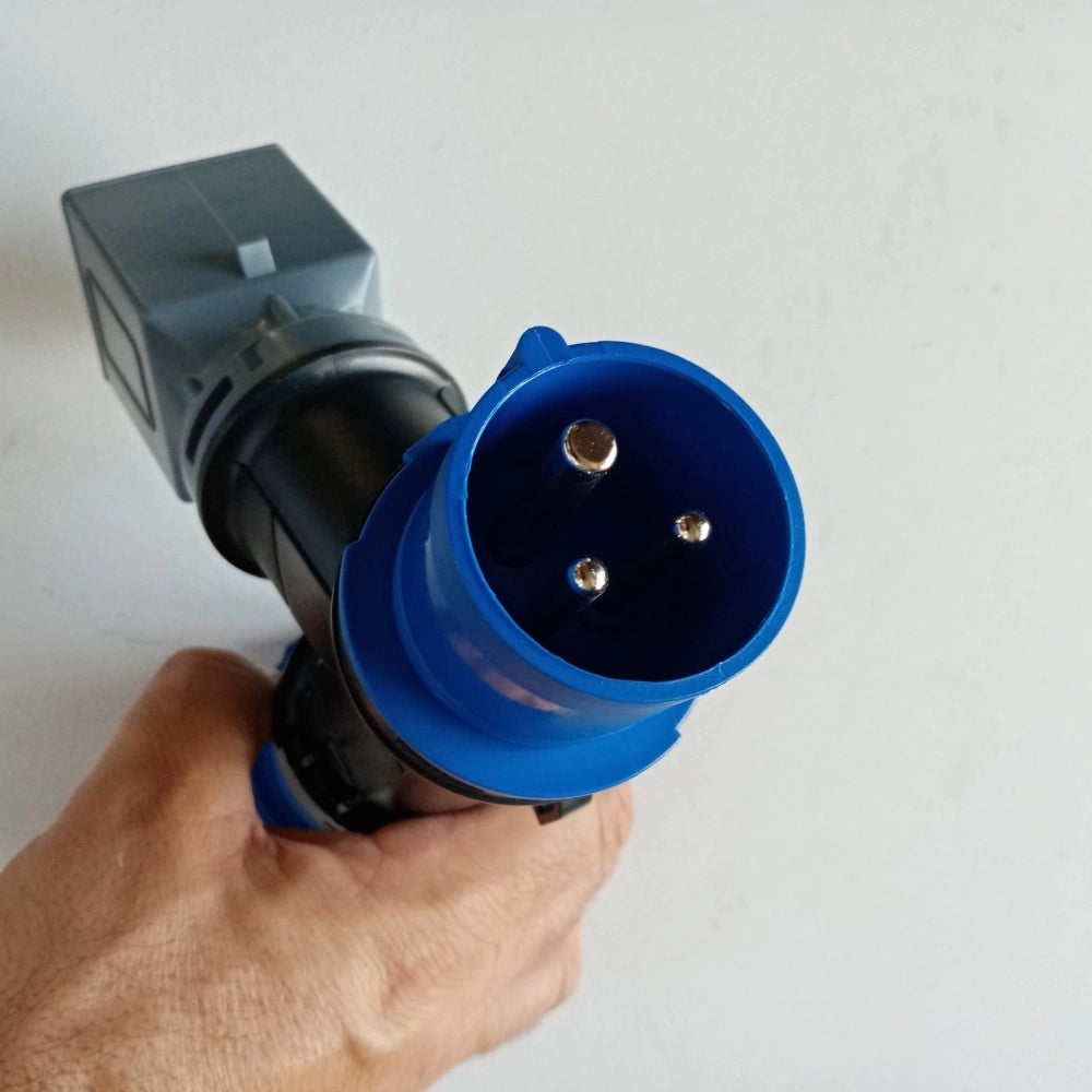 Rosi moltiplicatore adattatore mobile a 2 uscite con spina 16a 2p+e ip44