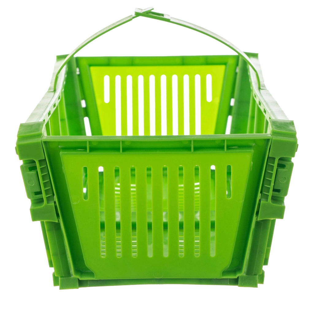 Cesto pieghevole KADAX per frutta e fragole, in plastica, 2 kg