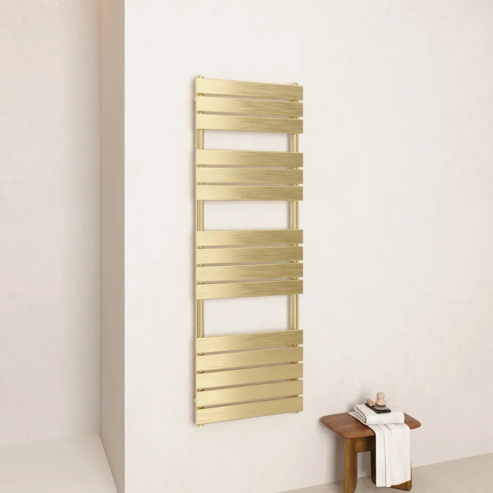 Termoarredo idraulico 1550x550 oro spazzolato interasse 500 | Andromeda