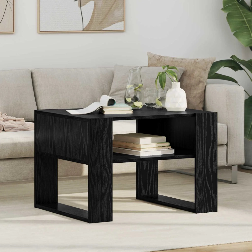 Tavolino da salotto Rovere Nero 66 x 53 x 45 cm 8000101