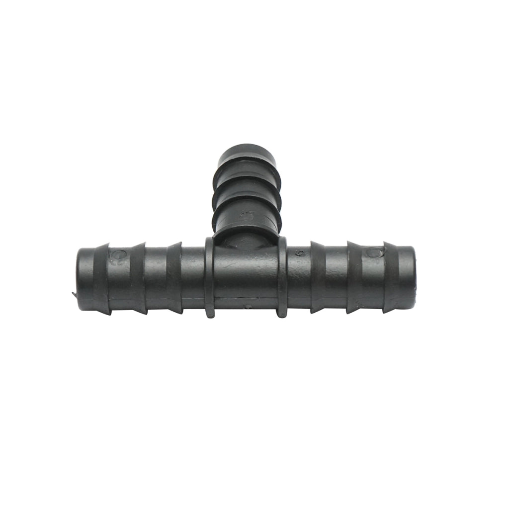 Quadrato a T connettore per tubo di gocciolamento D16x16x16mm per sistemi di irrigazione
