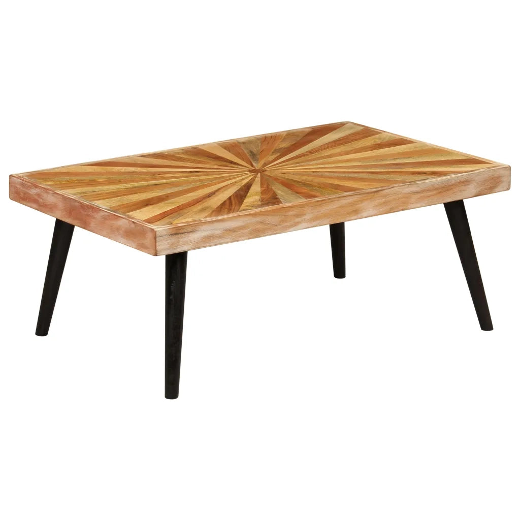 Tavolino da Salotto in Legno Massello di Mango 90x55x36 cm cod mxl 9793