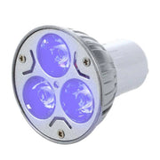 Trade Shop - Faretto 3led High Power Luce Spot 3 W Gu10 Lampada Colorata Rossa Verde Blu 230v - -blu      -
