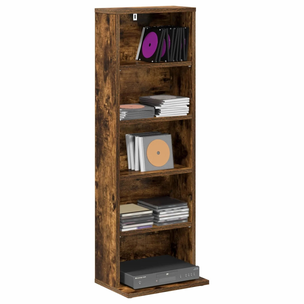 Mobile per CD Rovere Fumo 33 x 23,5 x 97,5 cm 8012698