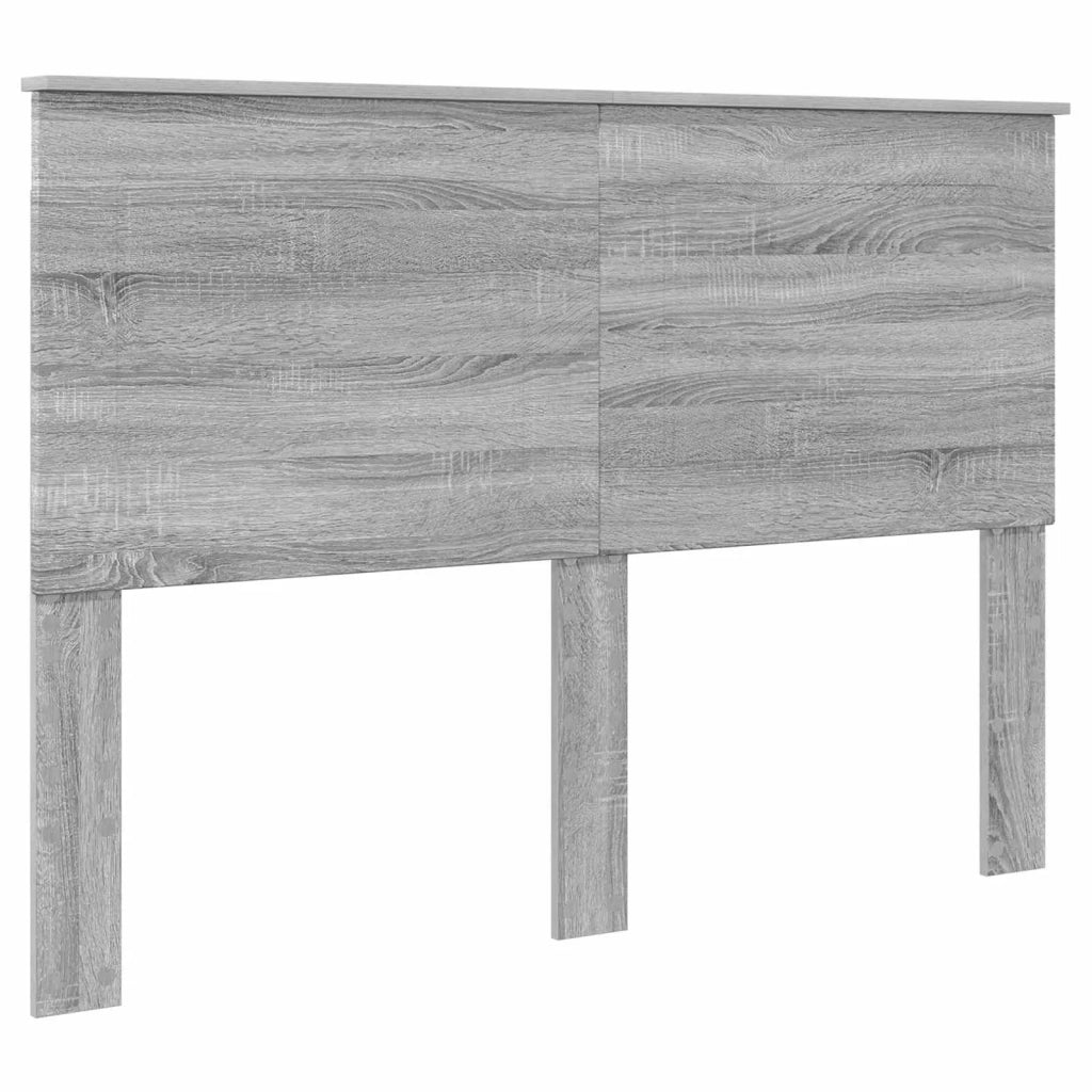 Letto con Contenitore con testiera Grigio Sonoma 150 x 200 cm